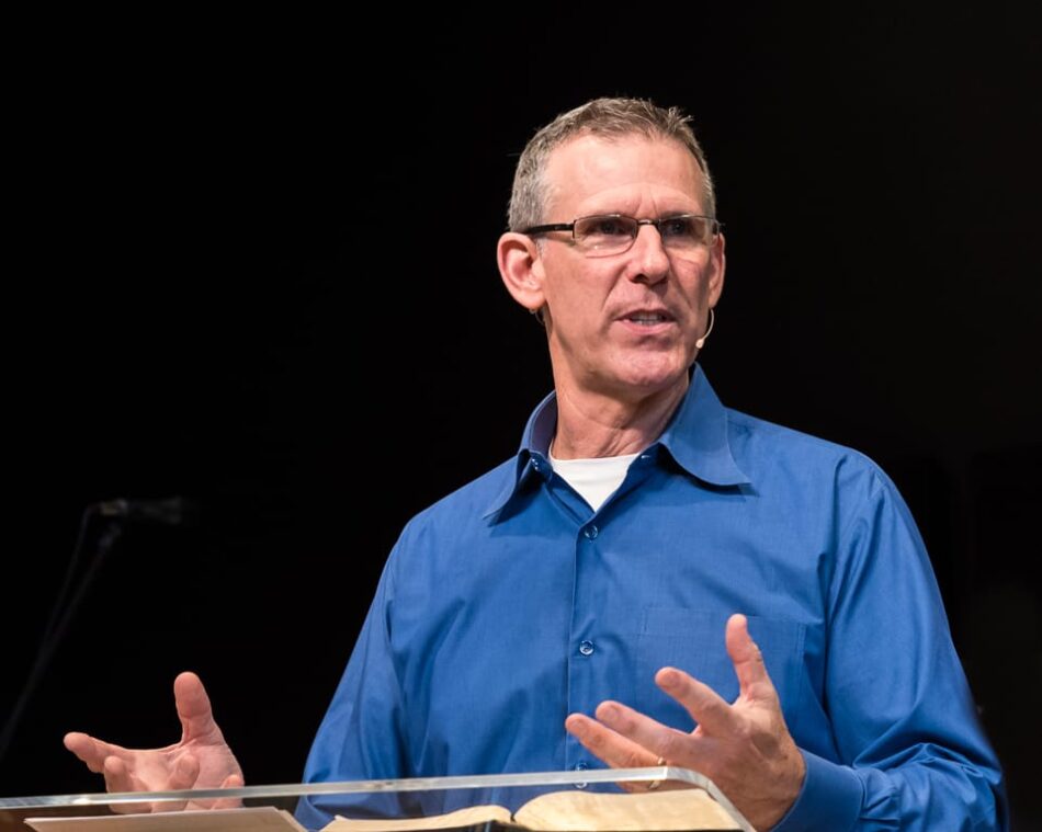 Covenant Hood River Pastor Fritz Stranz Preaching